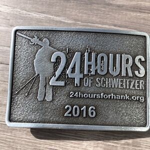 24 hours of Schweitzer for hank 2016 belt buckle